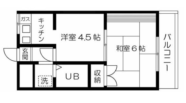 ベルハイツ大谷の物件間取画像